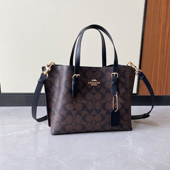 Coach Mollie Tote Brown - Picture 2 of 9